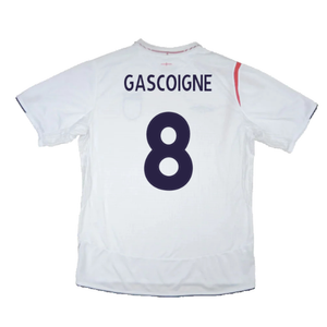 England 2005-2007 Home Shirt (XL) (Excellent) (GASCOIGNE 8)_1