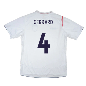 England 2005-2007 Home Shirt (Excellent) (GERRARD 4)_1