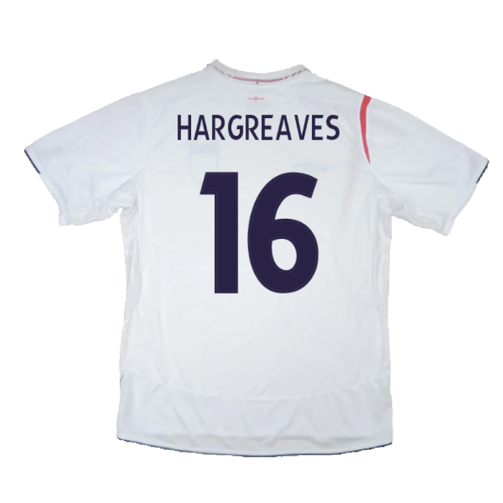 England 2005-2007 Home Shirt (L) (Excellent) (HARGREAVES 16)_1