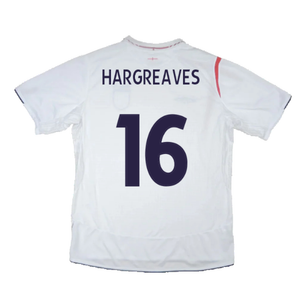 England 2005-2007 Home Shirt  (XL) (Excellent) (HARGREAVES 16)_1