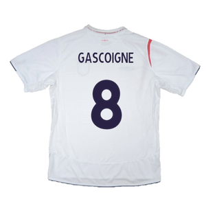 England 2005-2007 Home Shirt (M) (Excellent) (Excellent) (GASCOIGNE 8)_2