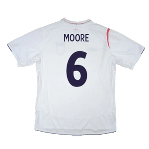 England 2005-2007 Home Shirt (XL) (Excellent) (MOORE 6)_1