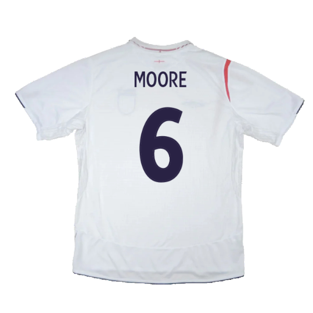 England 2005-2007 Home Shirt (L) (Very Good) (MOORE 6)_1