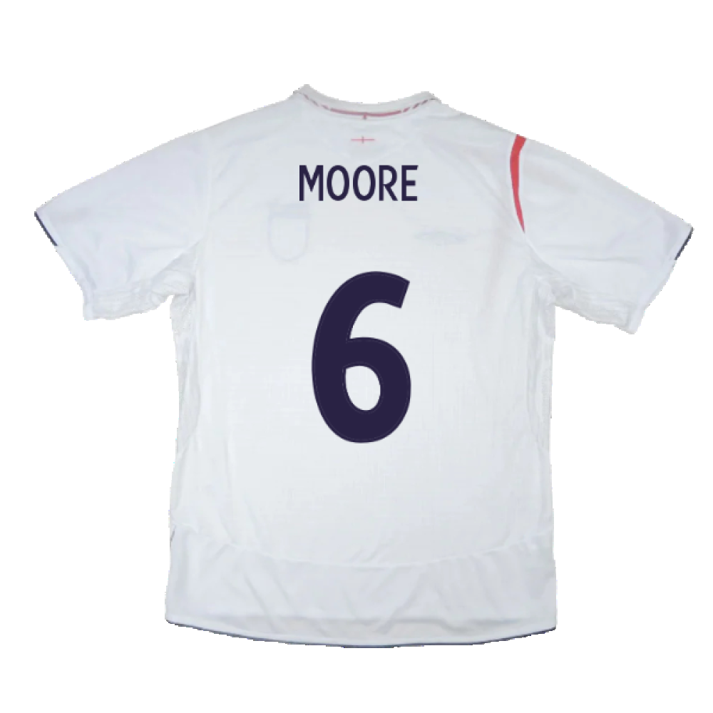 England 2005-2007 Home Shirt (Excellent) (MOORE 6)_1