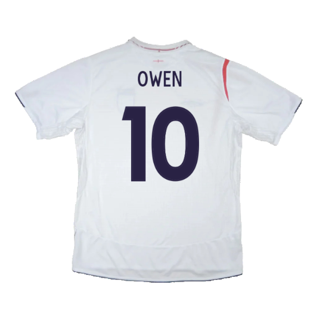 England 2005-2007 Home Shirt (L) (Very Good) (OWEN 10)_1