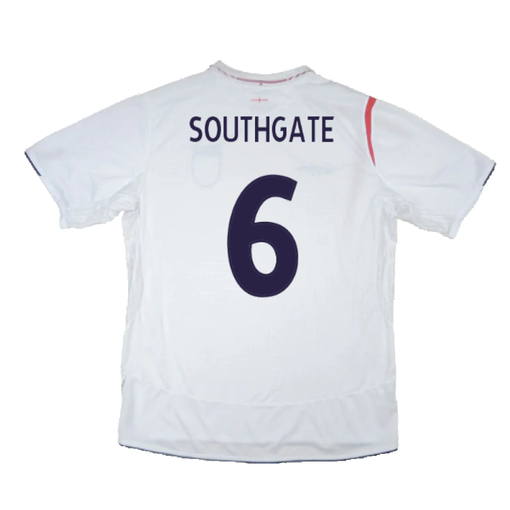 England 2005-2007 Home Shirt (XXL) (Very Good) (Very Good) (SOUTHGATE 6)_1