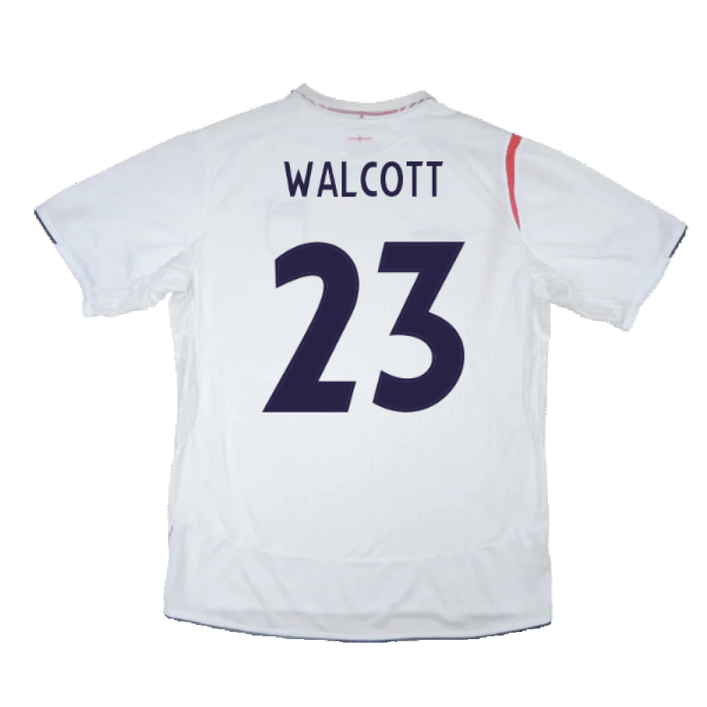 England 2005-2007 Home Shirt (L) (Excellent) (WALCOTT 23)_1