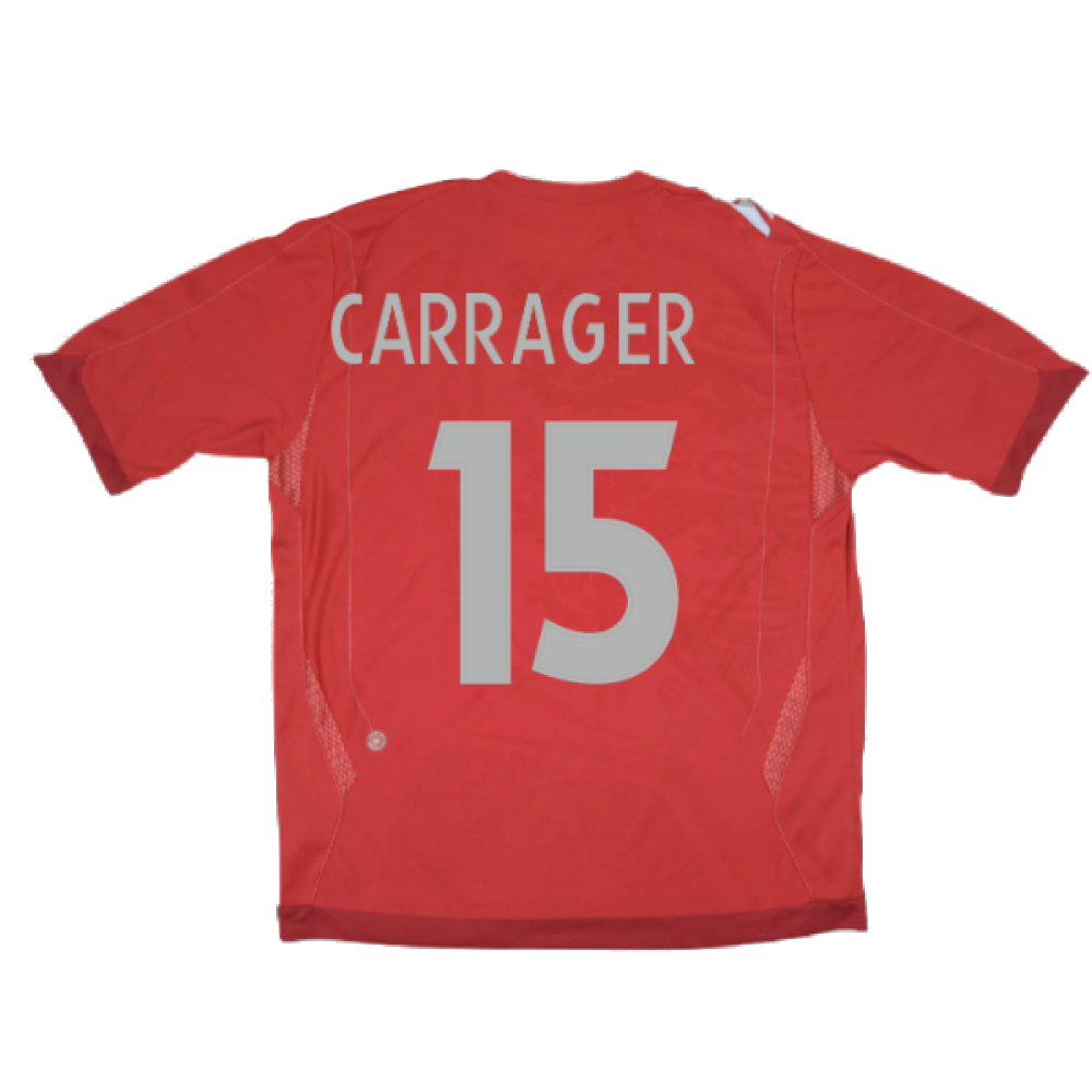 England 2006-08 Away Shirt (L) (CARRAGHER 15) (Very Good)_1