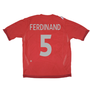 England 2006-08 Away Shirt (XL) (Very Good) (FERDINAND 5)_1