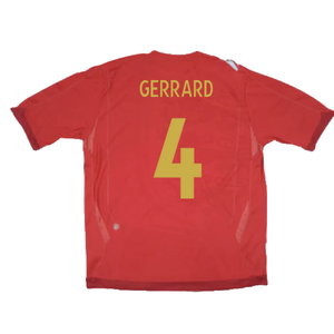 England 2006-08 Away Shirt (Very Good) (GERRARD 4)_2