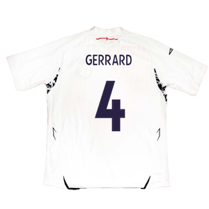 England 2007-09 Home Shirt (Excellent) (GERRARD 4)_2