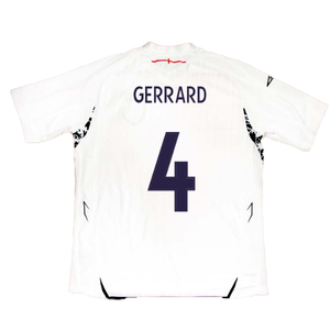 England 2007-09 Home Shirt (Excellent) (GERRARD 4)_2