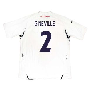 England 2007-09 Home Shirt (Good) (G NEVILLE 2)_1