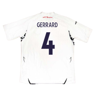 England 2007-09 Home Shirt (Excellent) (GERRARD 4)_1