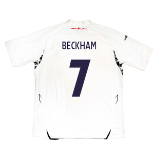 England 2007-09 Home Shirt (M) (Very Good) (BECKHAM 7)_2