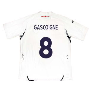 England 2007-09 Home Shirt (M) (Very Good) (GASCOIGNE 8)_2