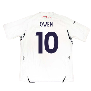 England 2007-09 Home Shirt (L) (Very Good) (OWEN 10)_1