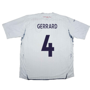 England 2007-09 Home Shirt (S) (Fair) (GERRARD 4)_2