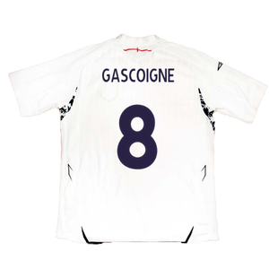 England 2007-09 Home Shirt (Very Good) (GASCOIGNE 8)_2