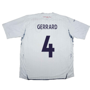 England 2007-09 Home Shirt (XL Boys) (Excellent) (GERRARD 4)_2