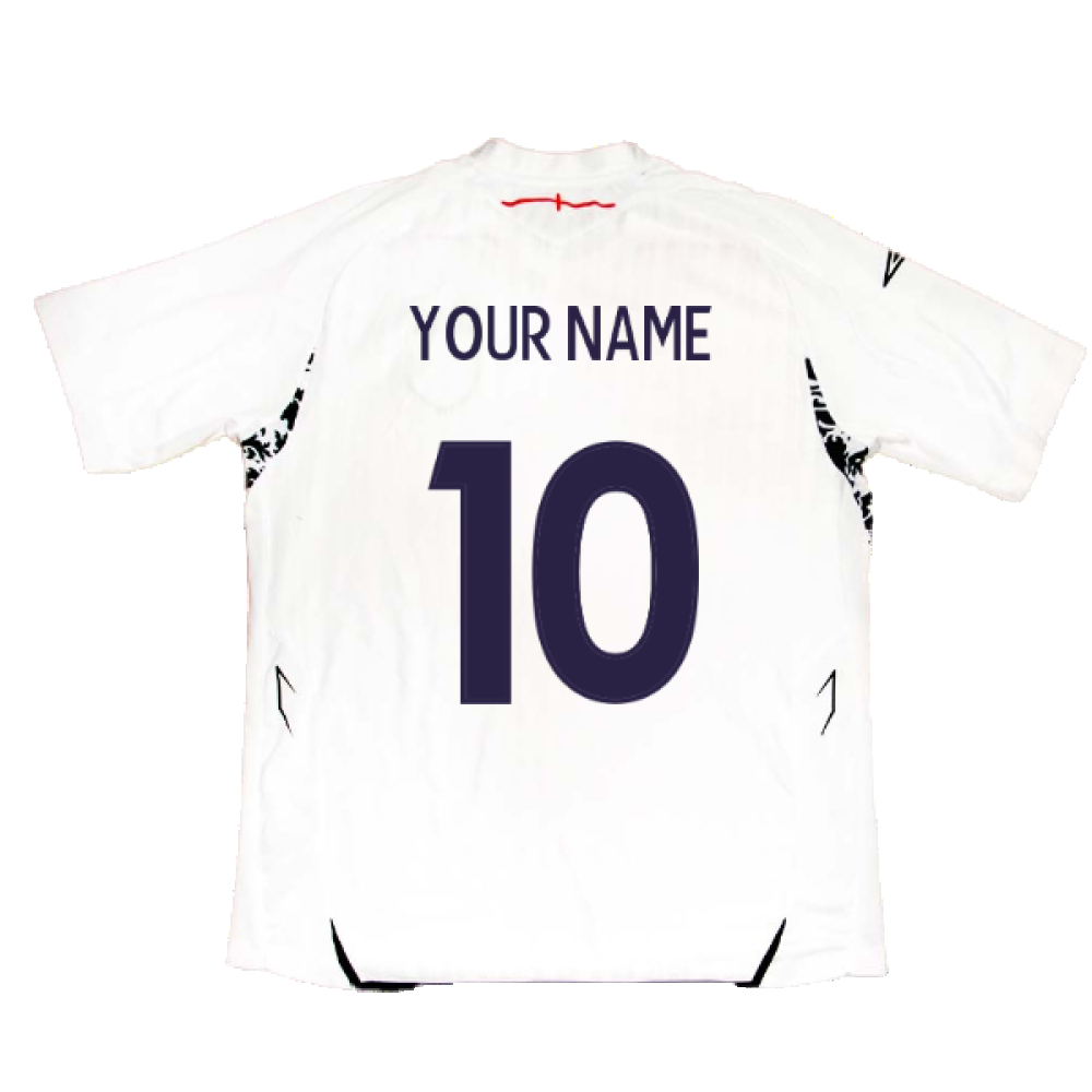 England 2007-09 Home Shirt (XXL) (Excellent) (Your Name)_2