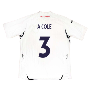 England 2007-2009 Home Shirt (XL) (A COLE 3) (Fair)_1