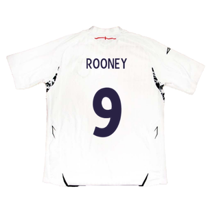 England 2007-2009 Home Shirt (L) (Very Good) (ROONEY 9)_2