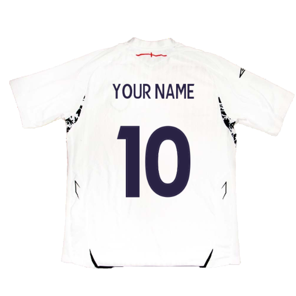 England 2007-2009 Home Shirt (L) (Very Good) (Your Name)_2
