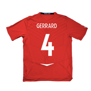 England 2008-10 Away Shirt (Excellent) (GERRARD 4)_2