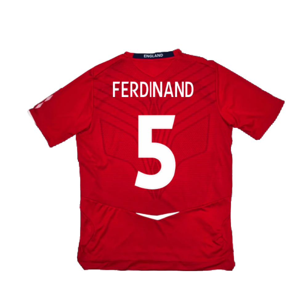 England 2008-10 Away Shirt (L) (Excellent) (FERDINAND 5)_1
