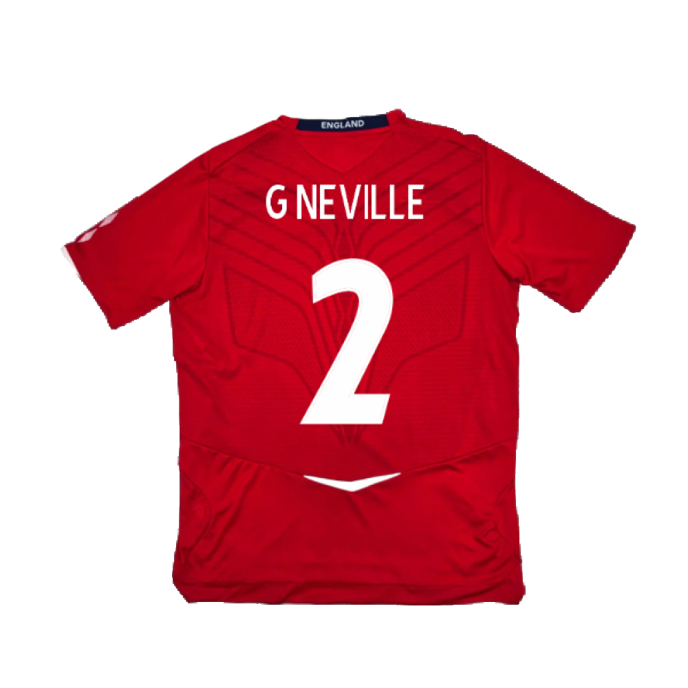 England 2008-10 Away Shirt (XL) (Good) (G NEVILLE 2)_1