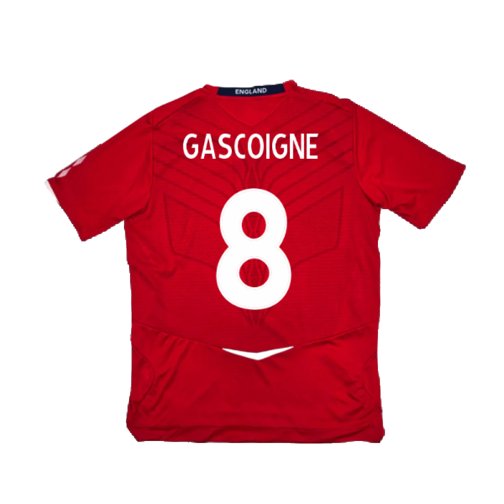 England 2008-10 Away Shirt (XL) (Very Good) (GASCOIGNE 8)_1