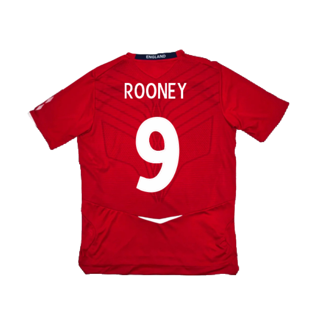 England 2008-10 Away Shirt (L) (Excellent) (ROONEY 9)_1