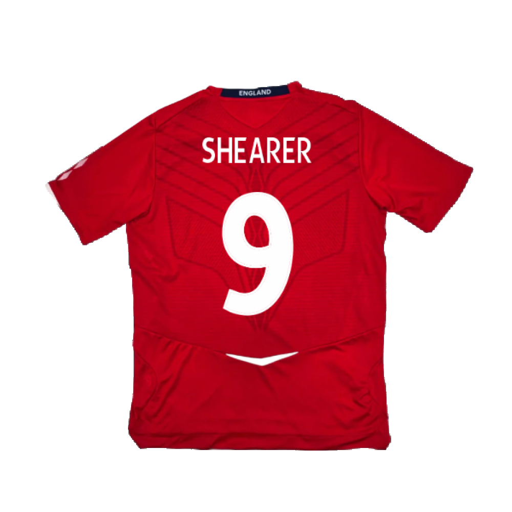 England 2008-10 Away Shirt (XL) (Excellent) (SHEARER 9)_1