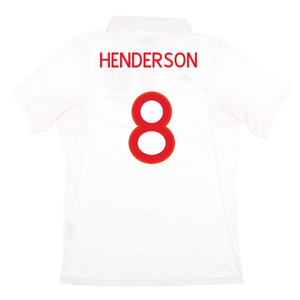 England 2009-10 Home Shirt (M) (Very Good) (HENDERSON 8)_1