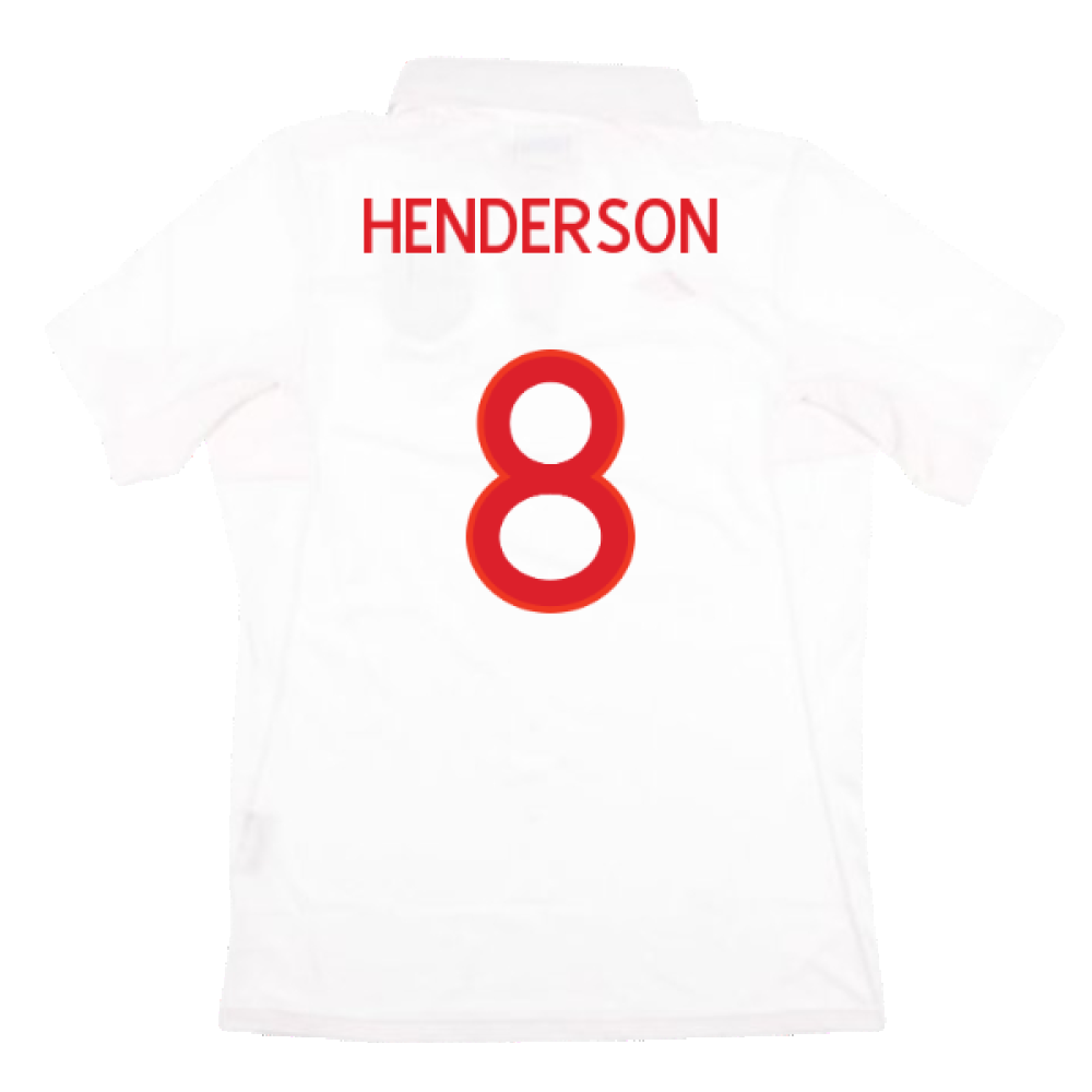 England 2009-10 Home Shirt (With South Africa Badge Detail) (XL) (Mint) (HENDERSON 8)_1