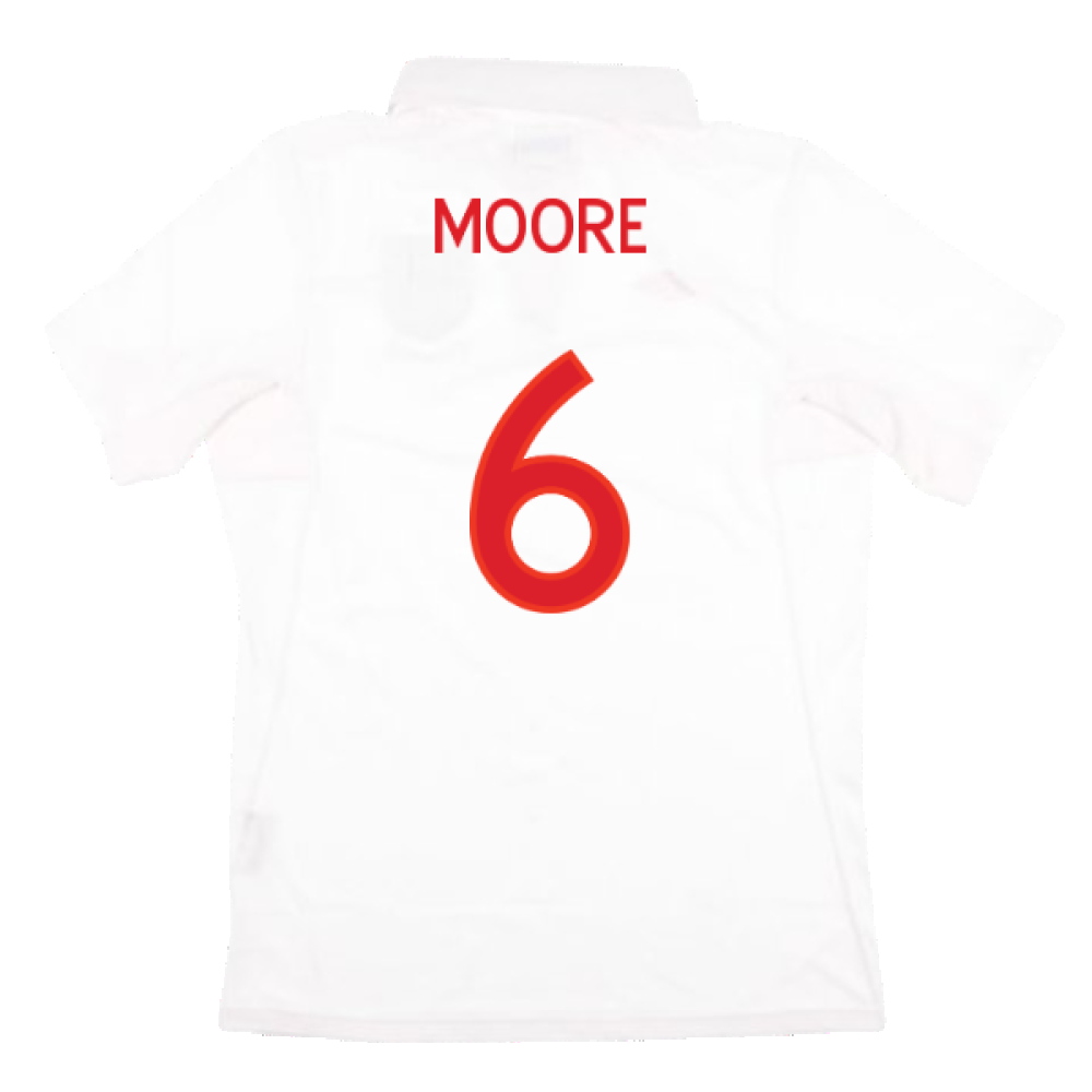 England 2009-10 Home Shirt (With South Africa Badge Detail) (L) (Very Good) (Moore 6)_1