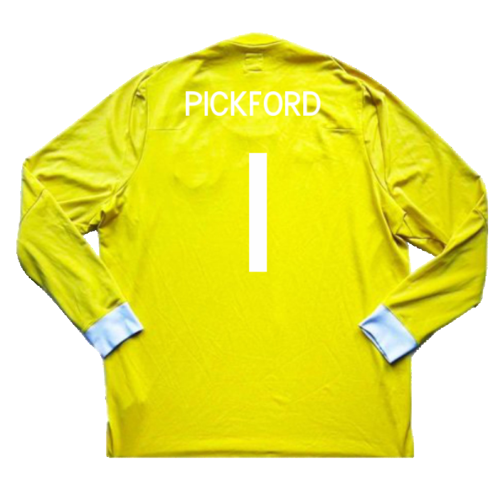 England 2010-11 Goalkeeper Home Shirt (M) #1 (Excellent) (PICKFORD 1)_1