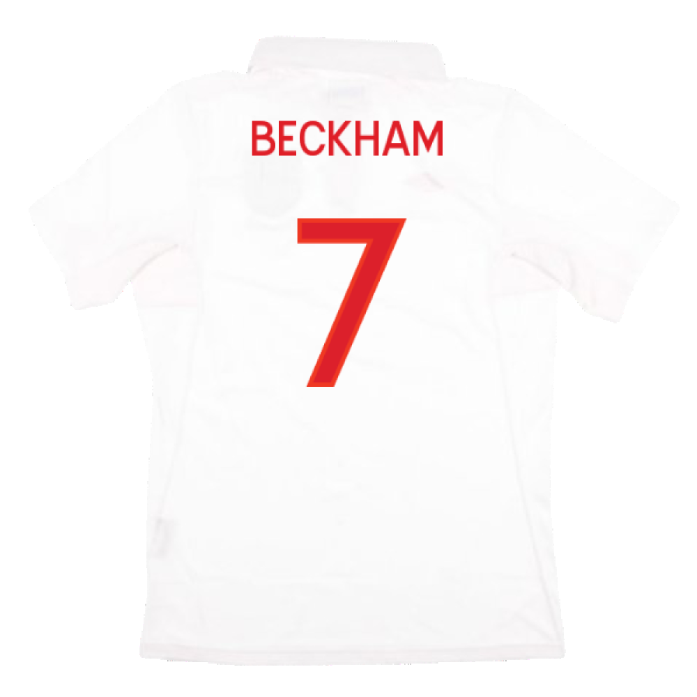 England 2010-12 Home Shirt (Good) (BECKHAM 7)_1