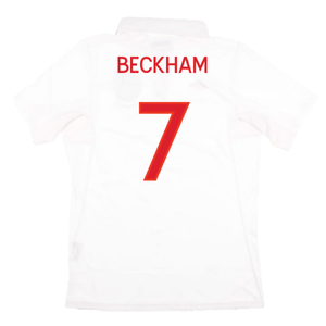 England 2010-12 Home Shirt (XL) (Excellent) (BECKHAM 7)_1