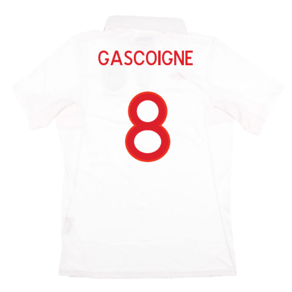 England 2010-12 Home Shirt (XXL) (Excellent) (Gascoigne 8)_1