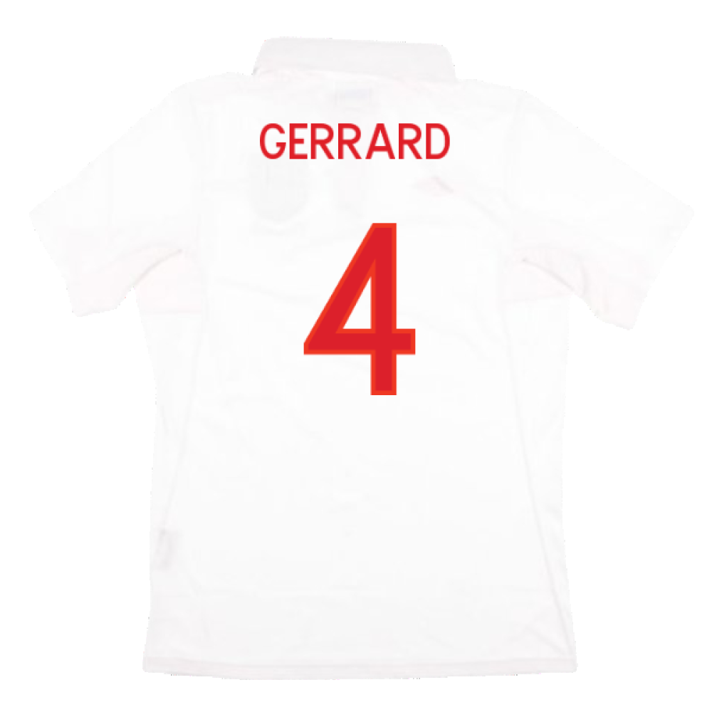 England 2010-12 Home Shirt (XXL) (Excellent) (GERRARD 4)_1