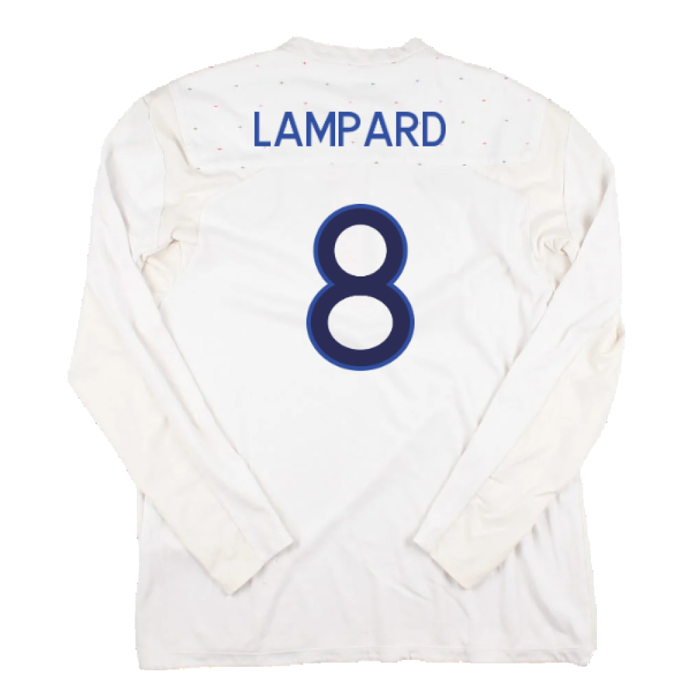 England 2010-12 Long Sleeve Home Shirt (L) (Excellent) (Lampard 8)_1