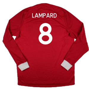 England 2010-2011 Away L/S Shirt (L) (Excellent) (Lampard 8)_1