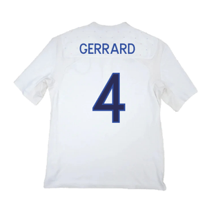 England 2011-12 Home Shirt (M) (Excellent) (GERRARD 4)_1