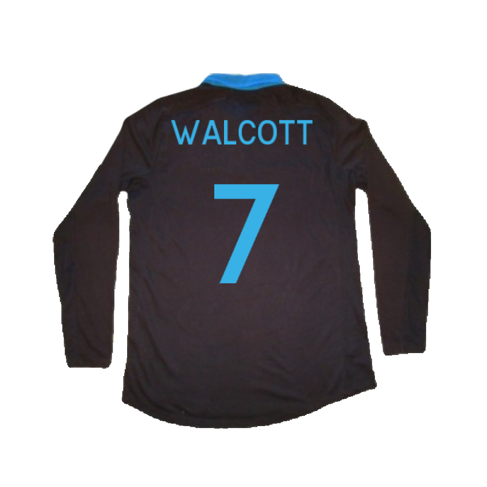 England 2011-2012 Long sleeve Away Shirt (XL) (Excellent) (Walcott 7)_1