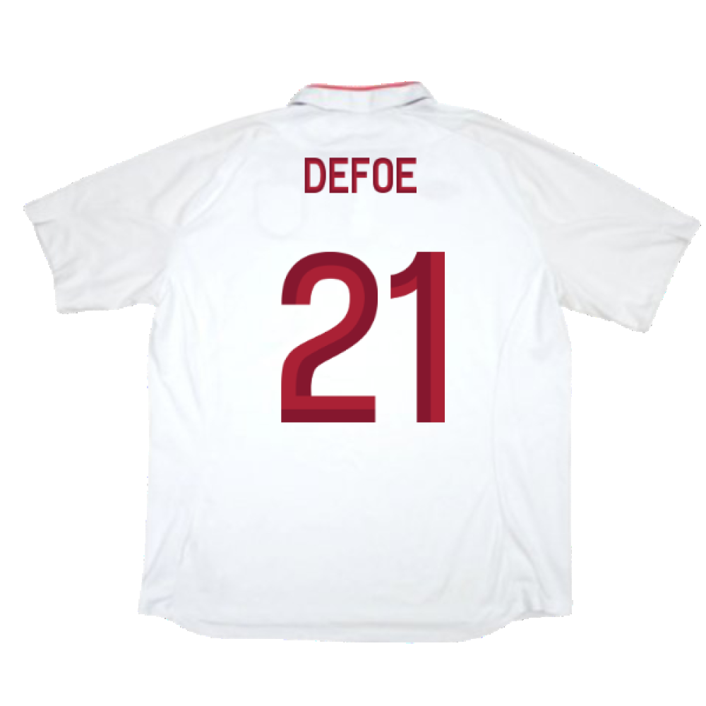 England 2012-13 Home Shirt (XL) (Excellent) (Defoe 21)_1