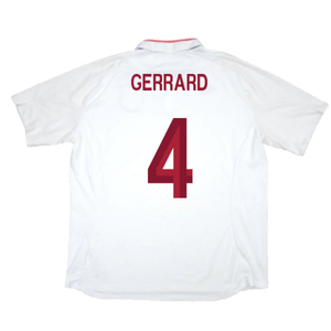 England 2012-13 Home Shirt (S) (Very Good) (Gerrard 4)_1