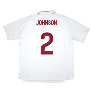 England 2012-13 Home Shirt (XL) (Good) (Johnson 2)_1