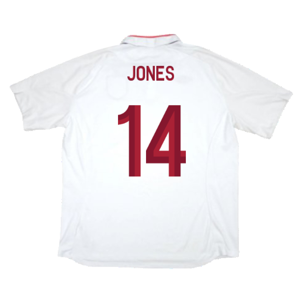 England 2012-13 Home Shirt (XL) (Fair) (Jones 14)_1
